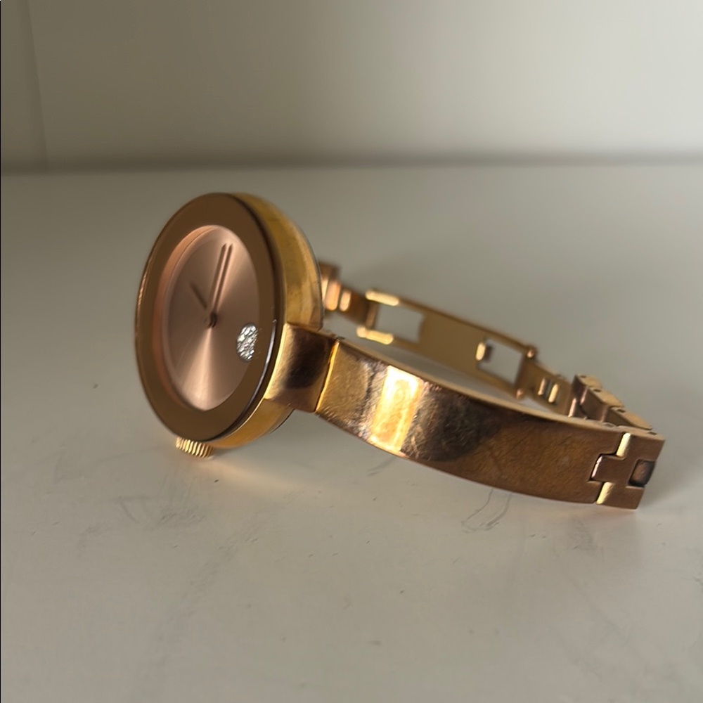 Rose Gold Movado Watch - Picture 8 of 9